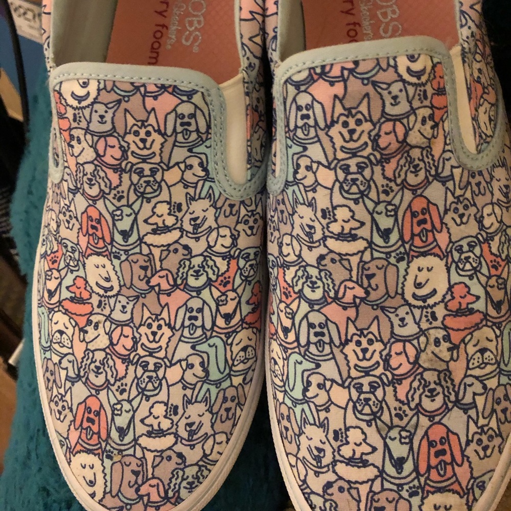 Bobs slip on sneakers size 11 only worn twice